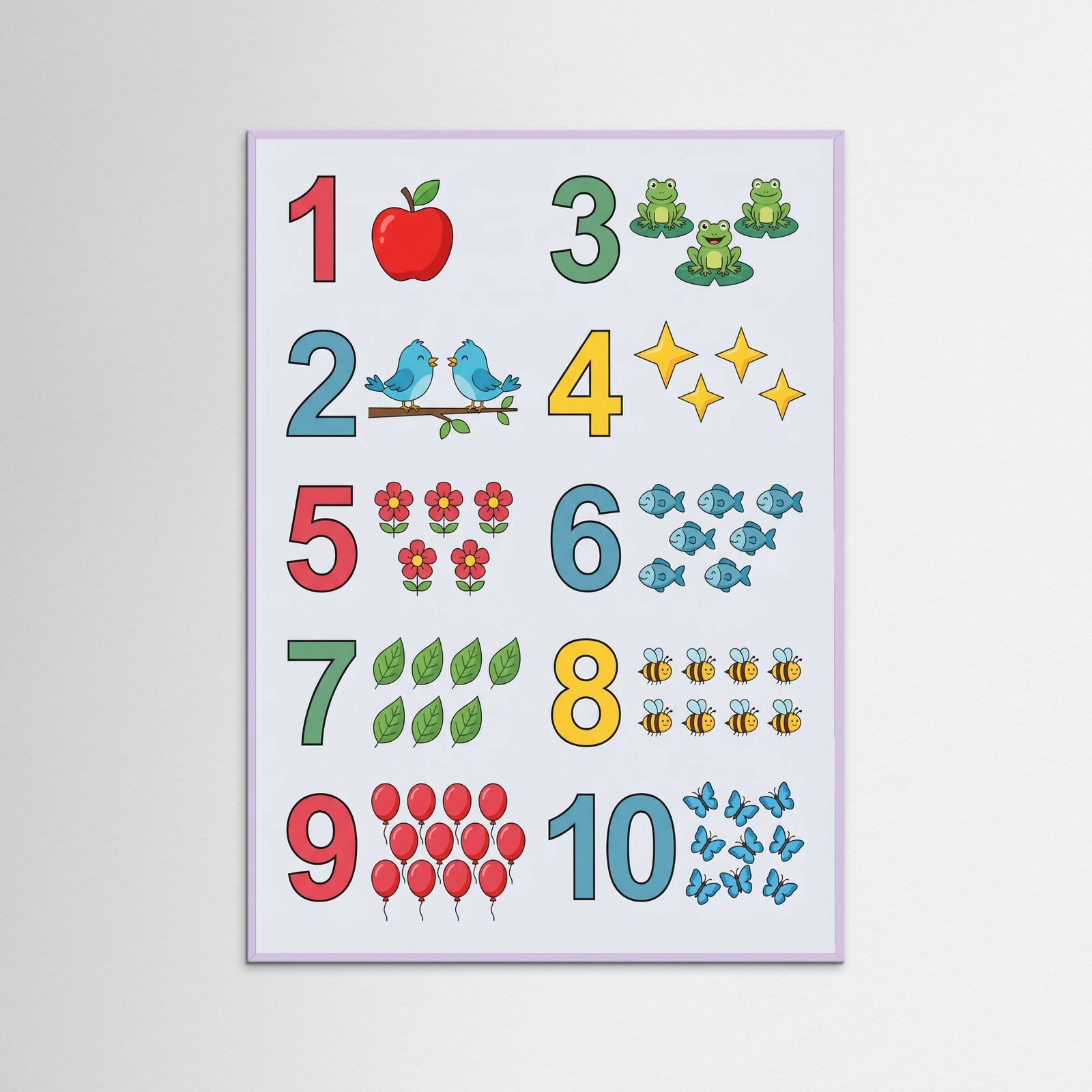 Lilac Wood Playful Alphabet Safari