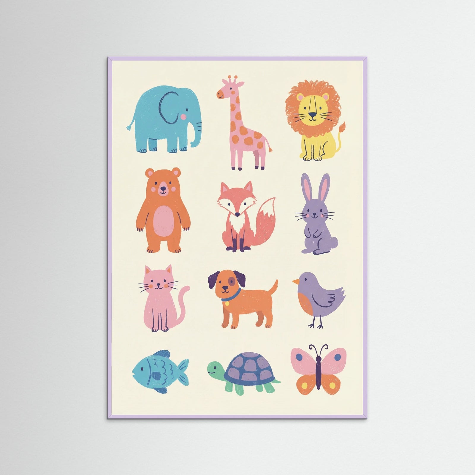 Lilac Wood Playful Alphabet