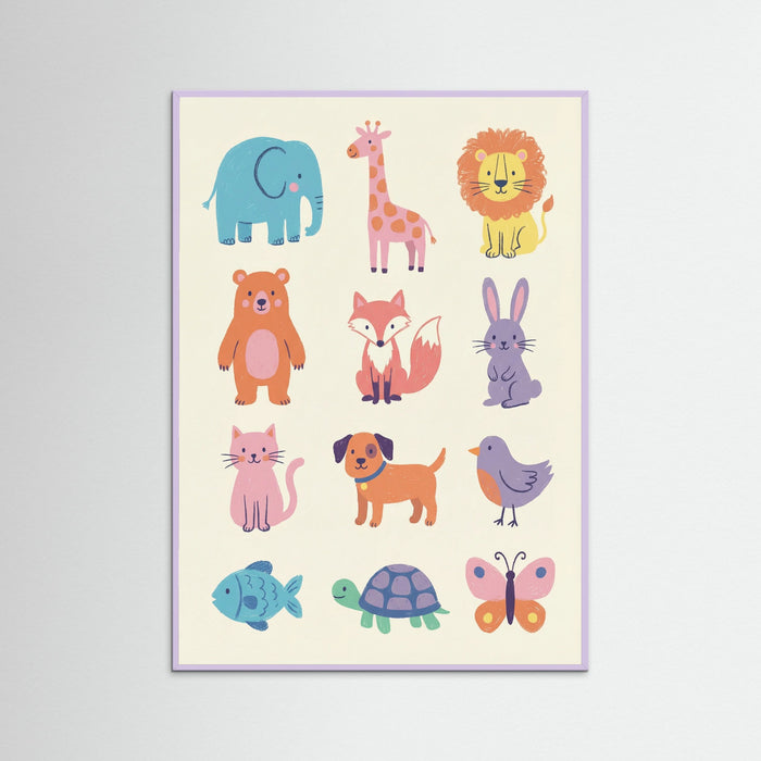 Lilac Wood Playful Alphabet
