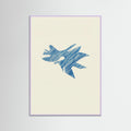 Lilac Wood Poetic Maritime Abstract