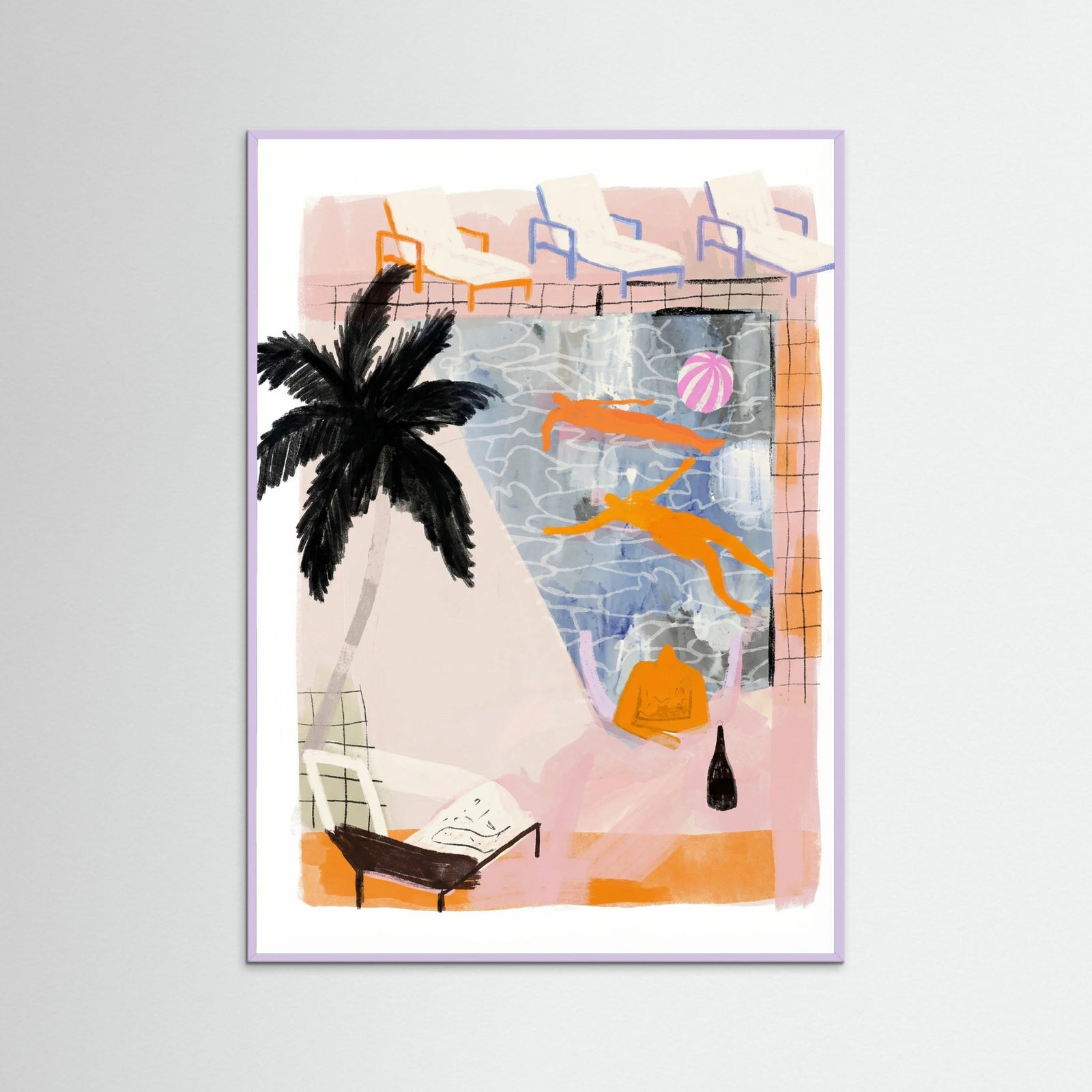 Lilac Wood Poolside Bliss