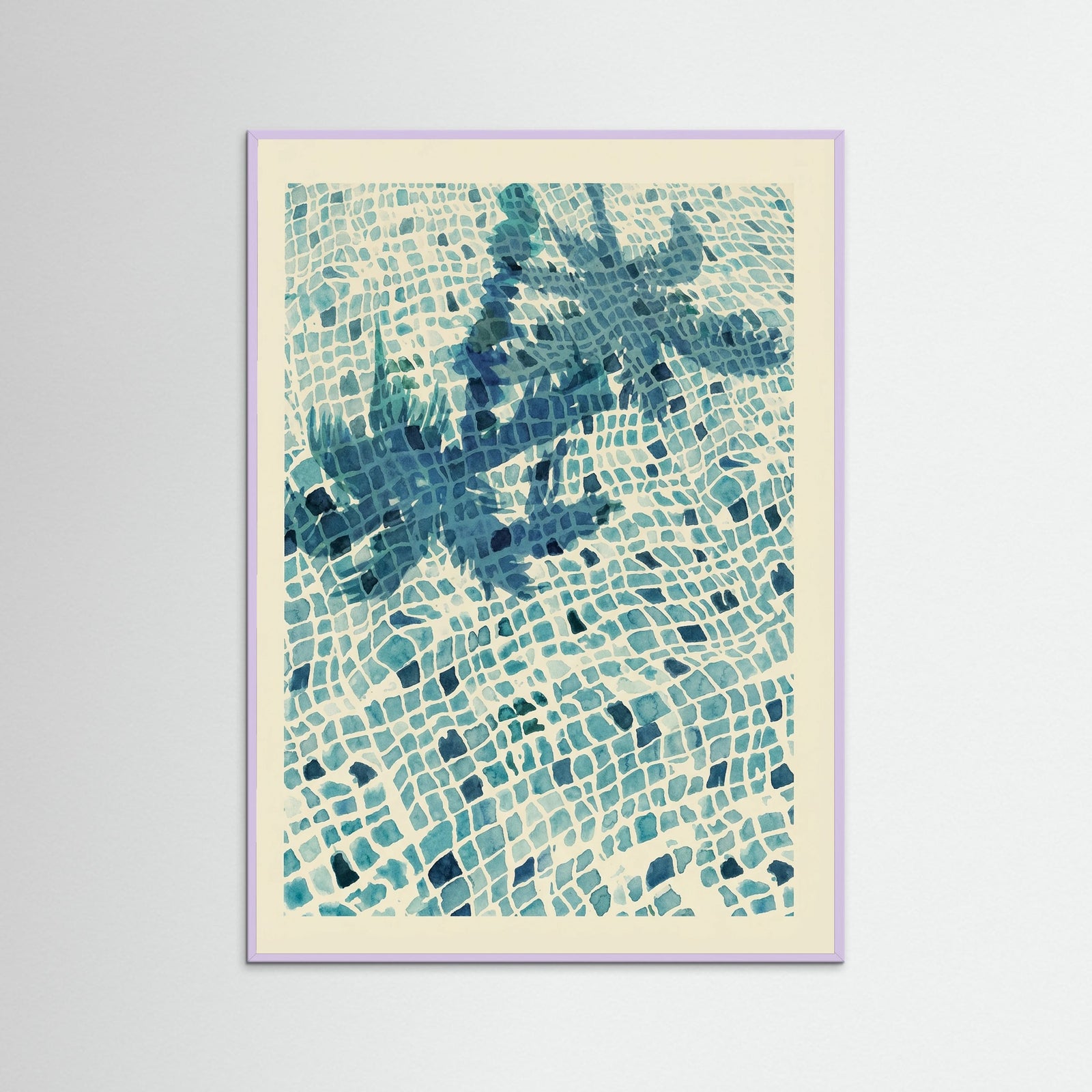 Lilac Wood Poolside Reflection