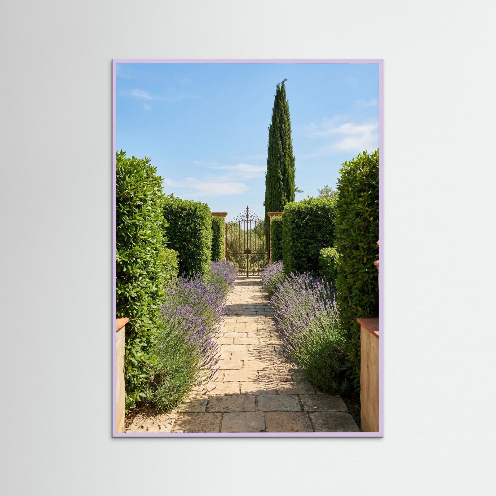 Lilac Wood Poolside Serenity