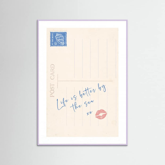 Postcard Life Is Better Poster – plakat og kunsttryk