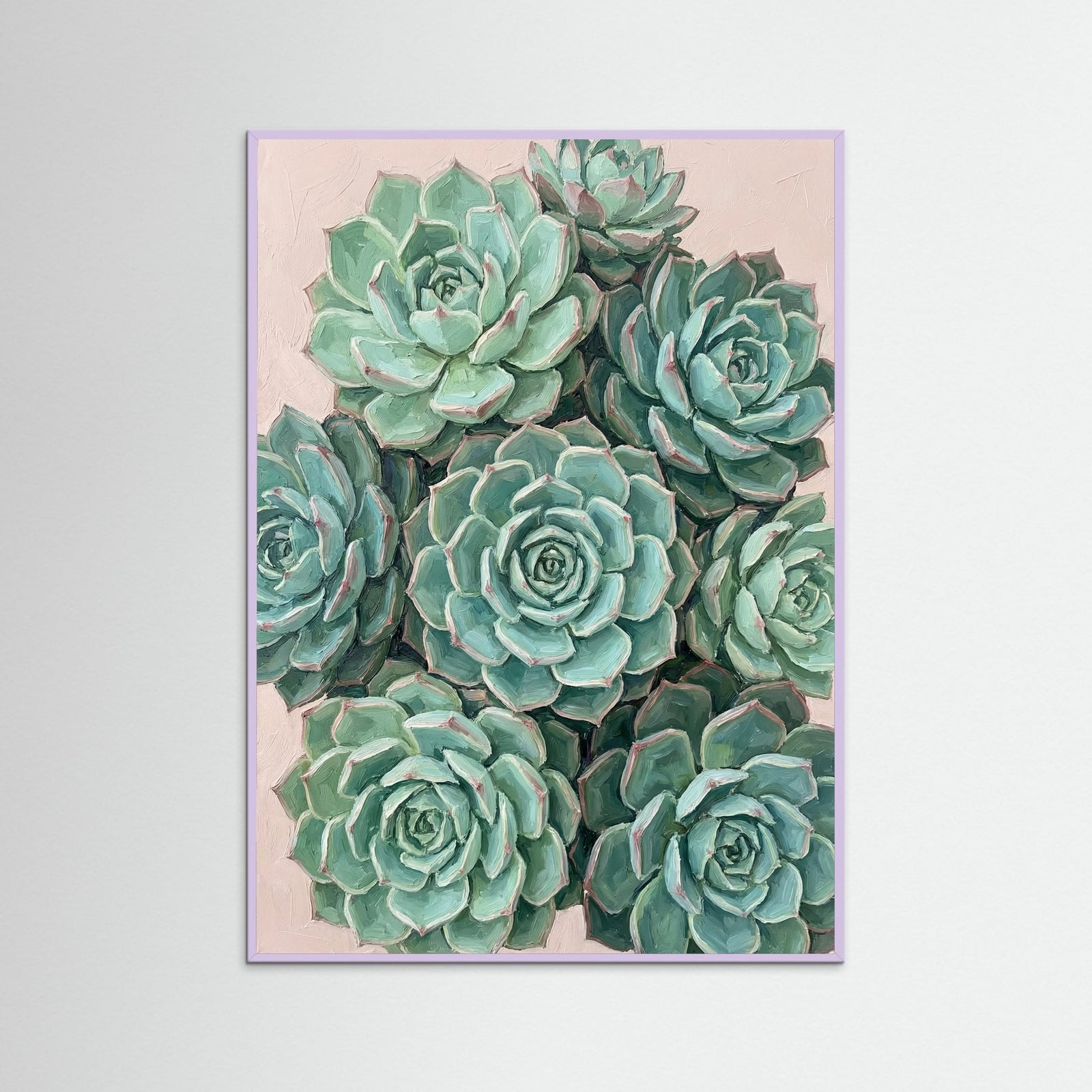 Lilac Wood Prickly Pear Canvas