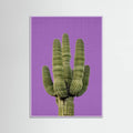Lilac Wood Purple Cactus Poster