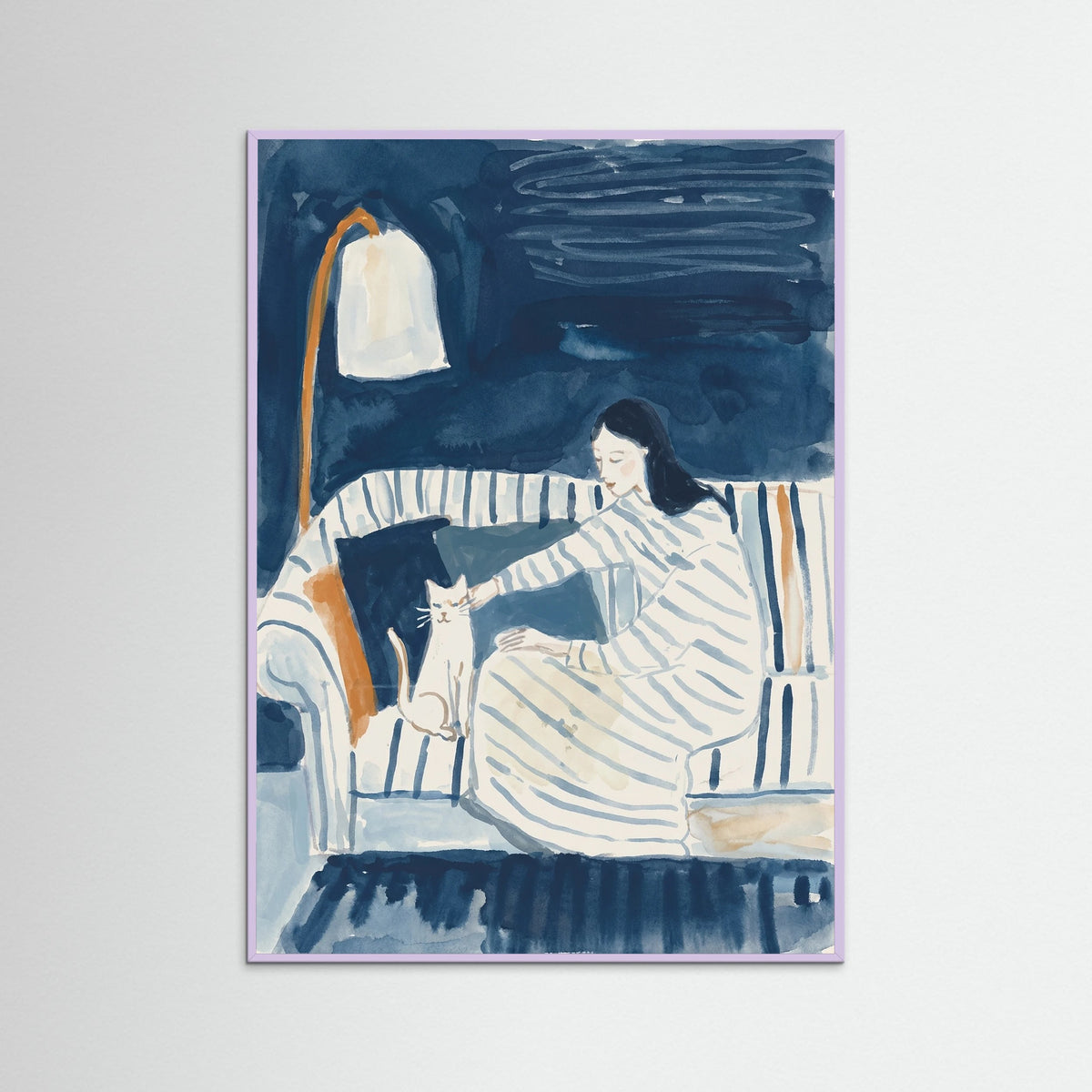 Lilac Wood Quiet Companionship Blue