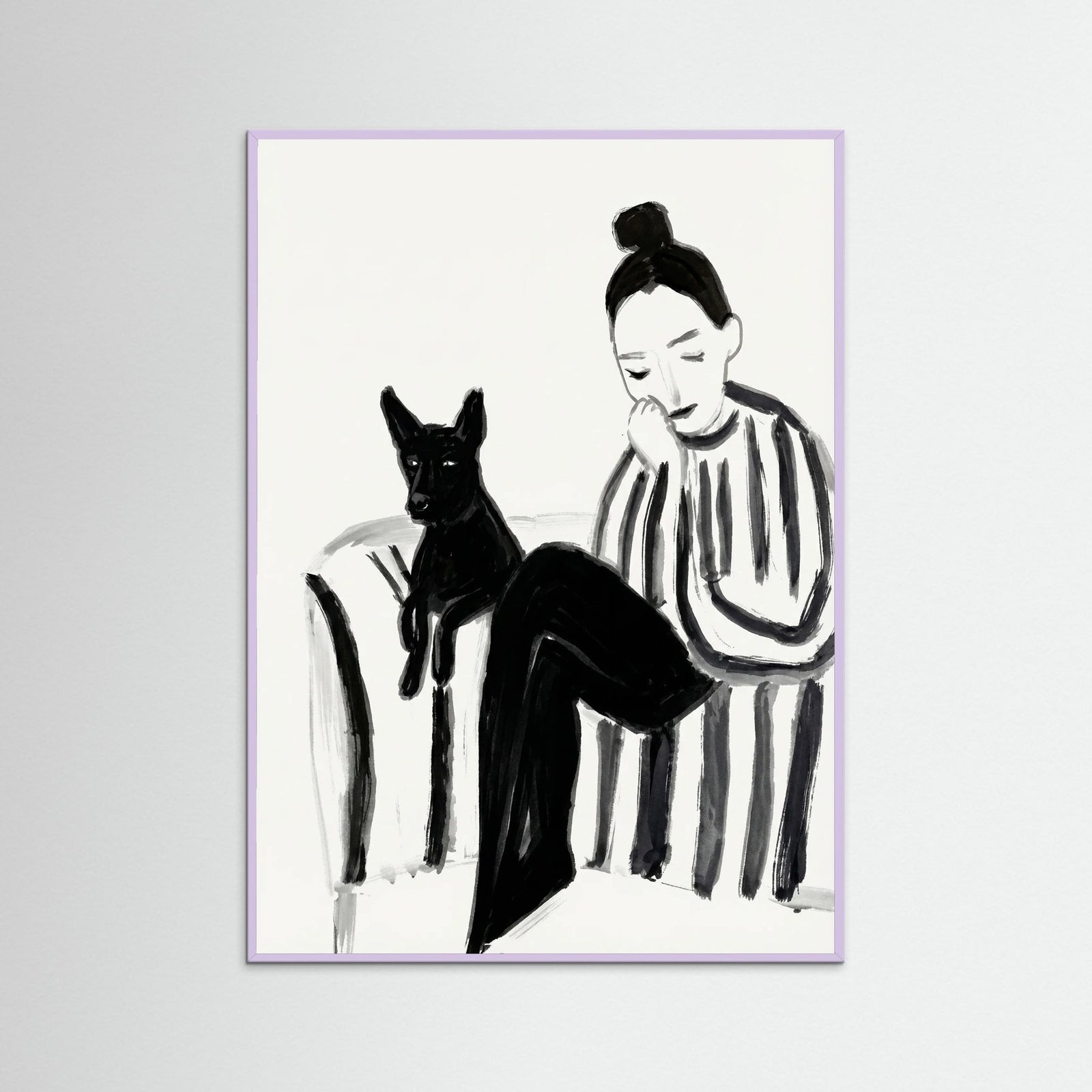 Lilac Wood Quiet Companionship