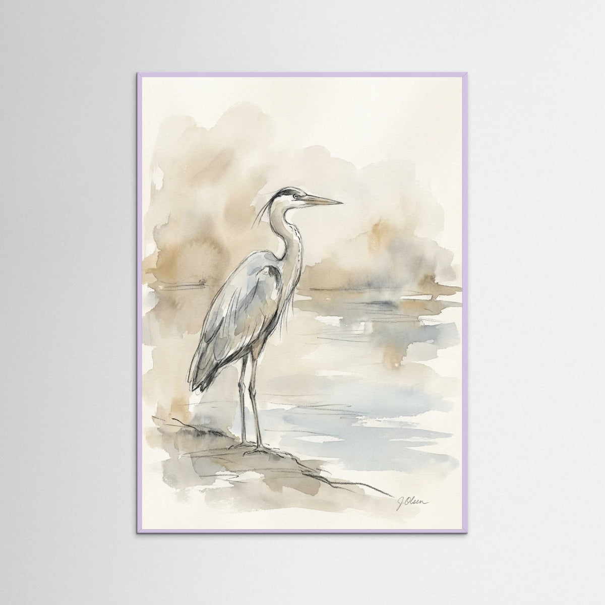 Lilac Wood Quiet Contemplation