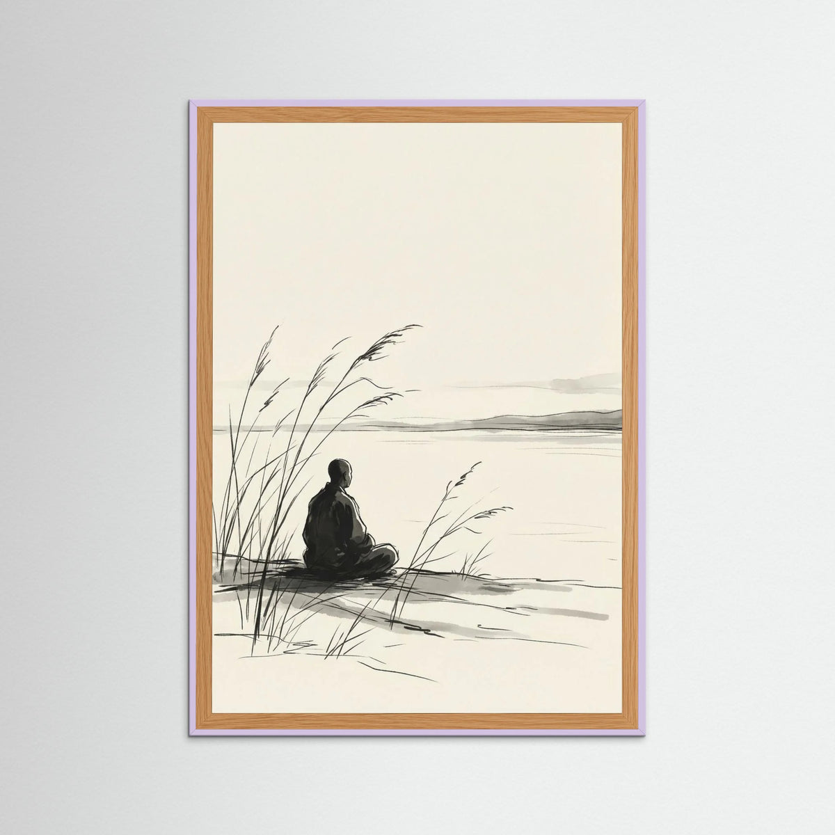 Lilac Wood Quiet Reflection Black