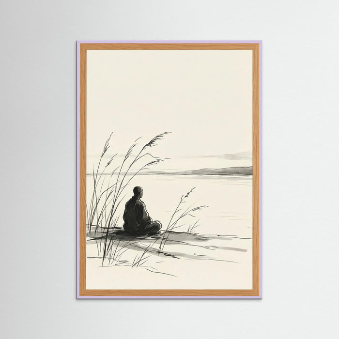 Lilac Wood Quiet Reflection Black