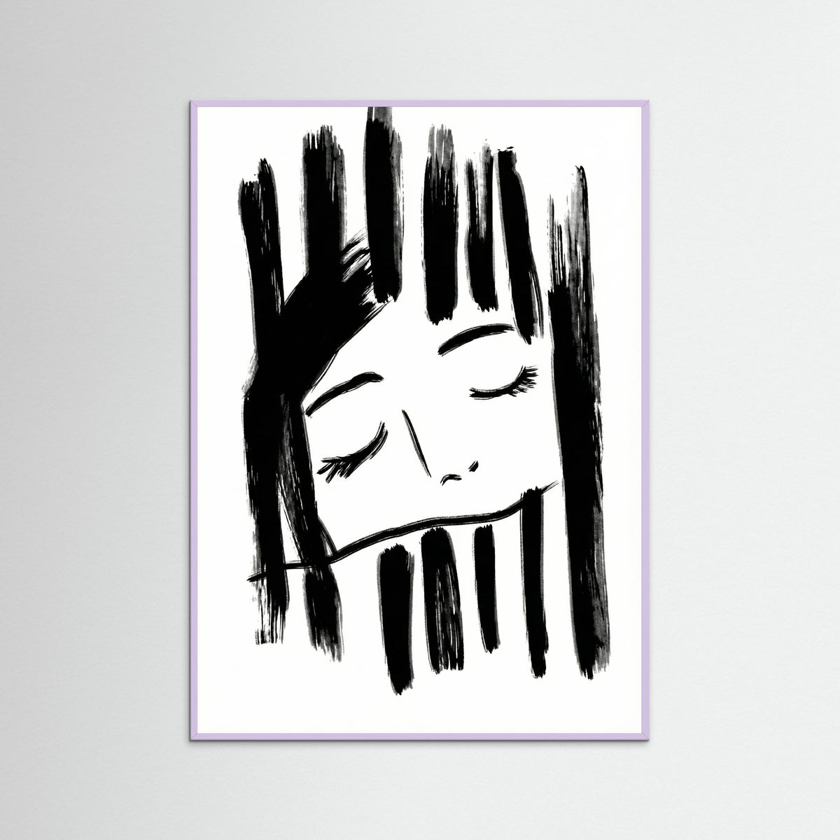 Lilac Wood Quiet Reflection Black