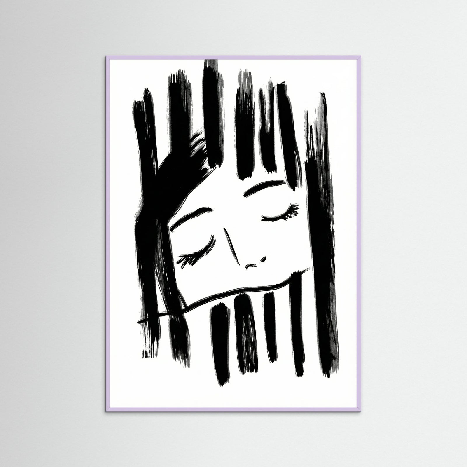 Lilac Wood Quiet Reflection Black