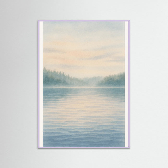 Lilac Wood Quiet Reflection