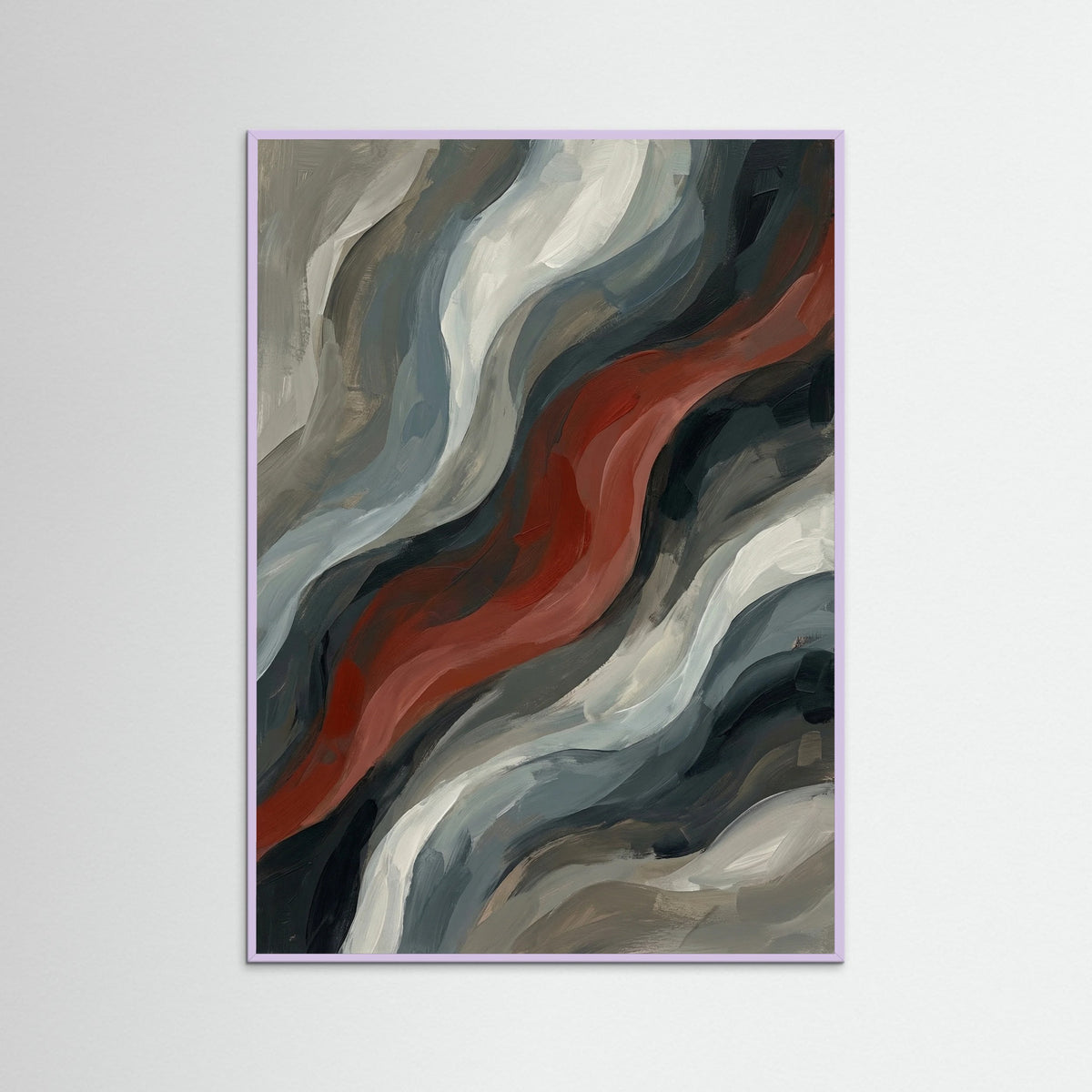 Lilac Wood Radial Bloom