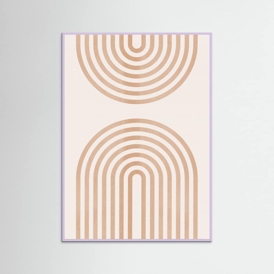 Rainbow Lines 2 Poster – plakat og kunsttryk