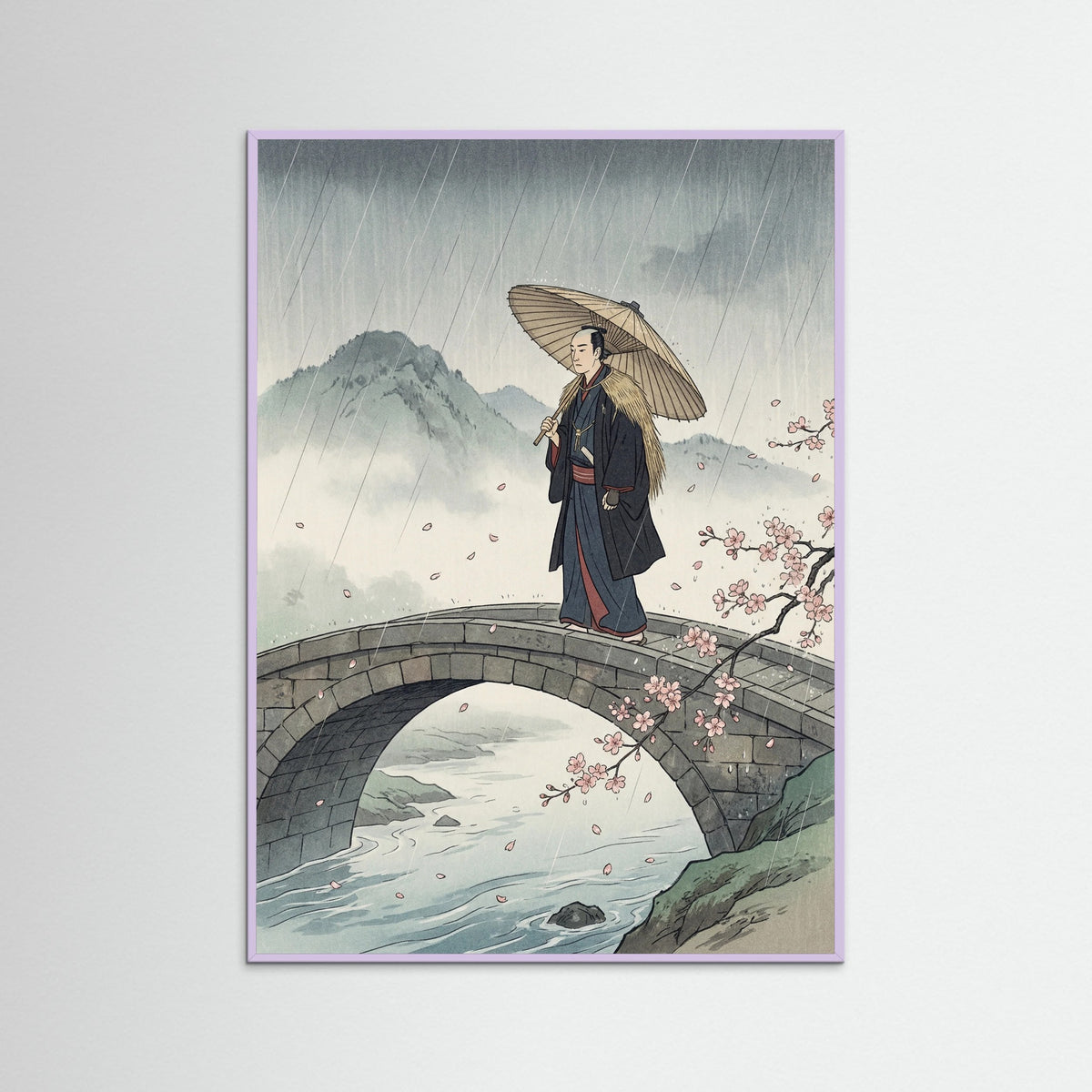 Lilac Wood Rainy Day Promenade