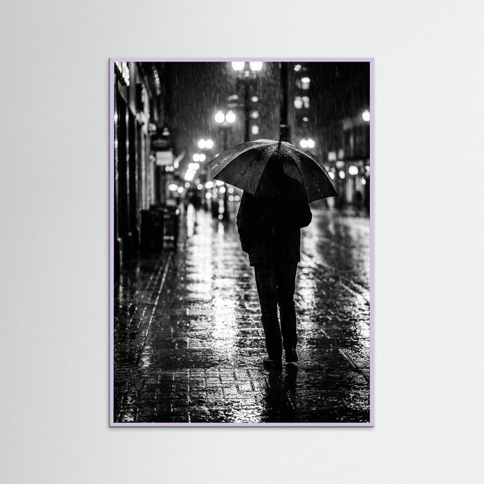 Lilac Wood Rainy Metropolis