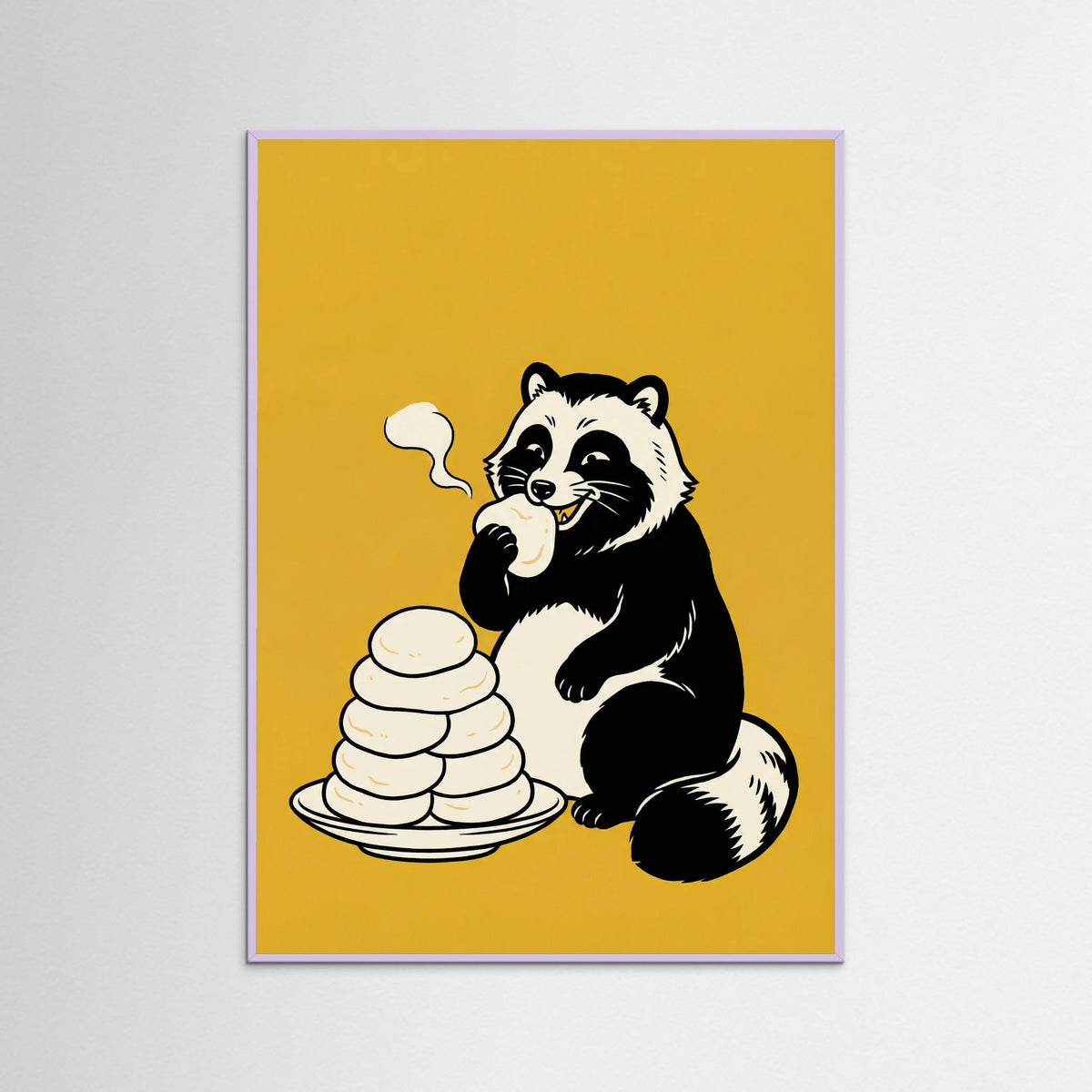 Lilac Wood Ramen Cat