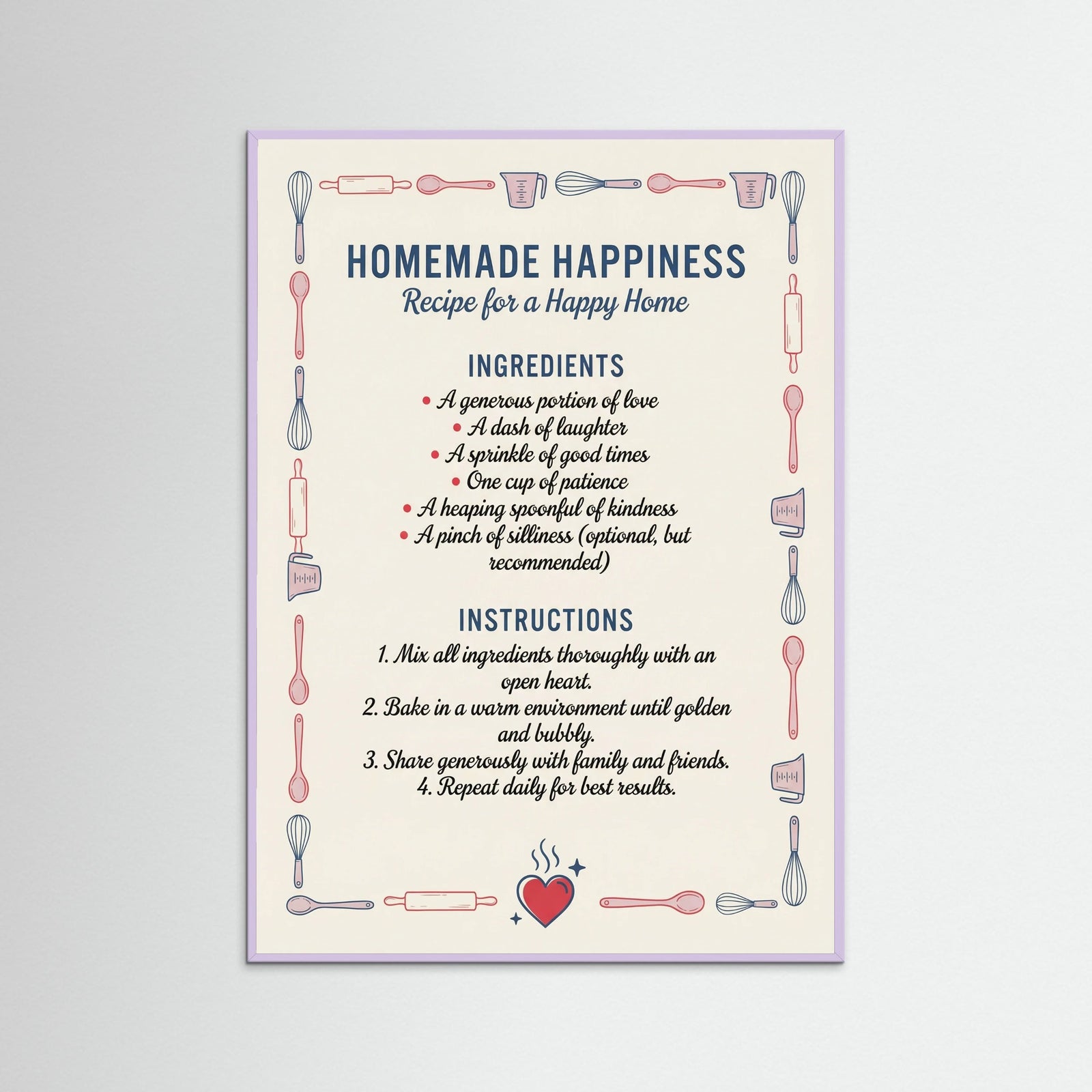 Lilac Wood Recipe for Joy