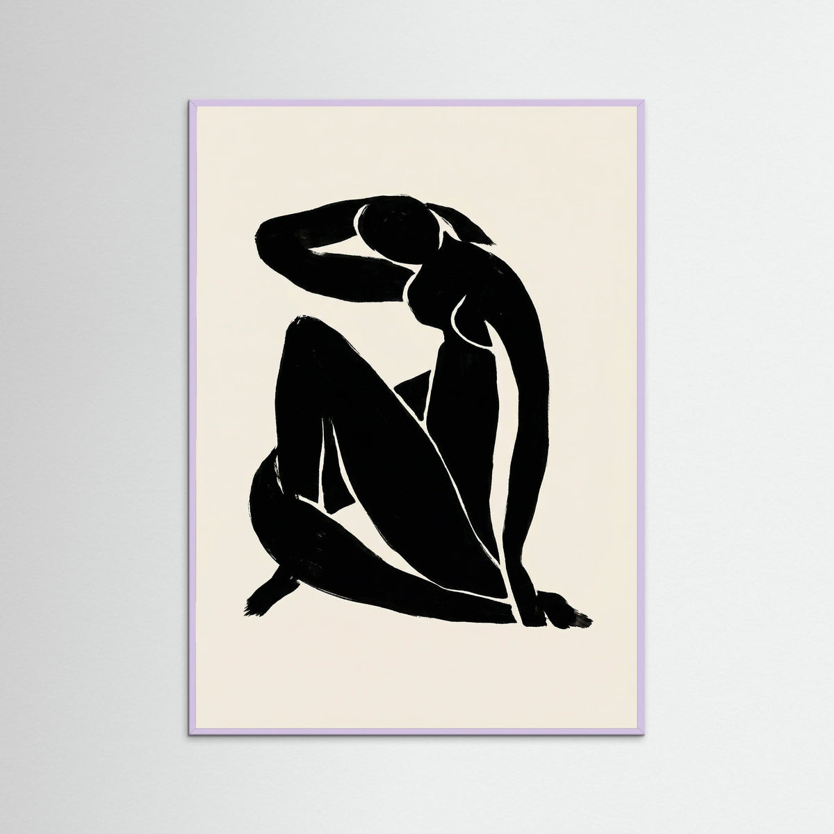 Lilac Wood Reclining Form