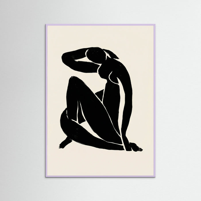 Lilac Wood Reclining Form
