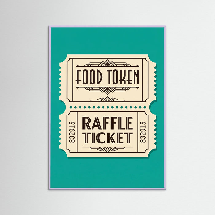 Lilac Wood Retro Beverage Tokens
