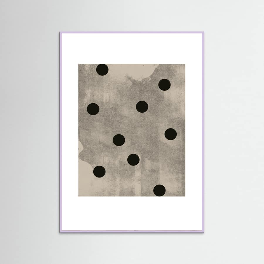 Retro Dots No.3 Poster – plakat og kunsttryk