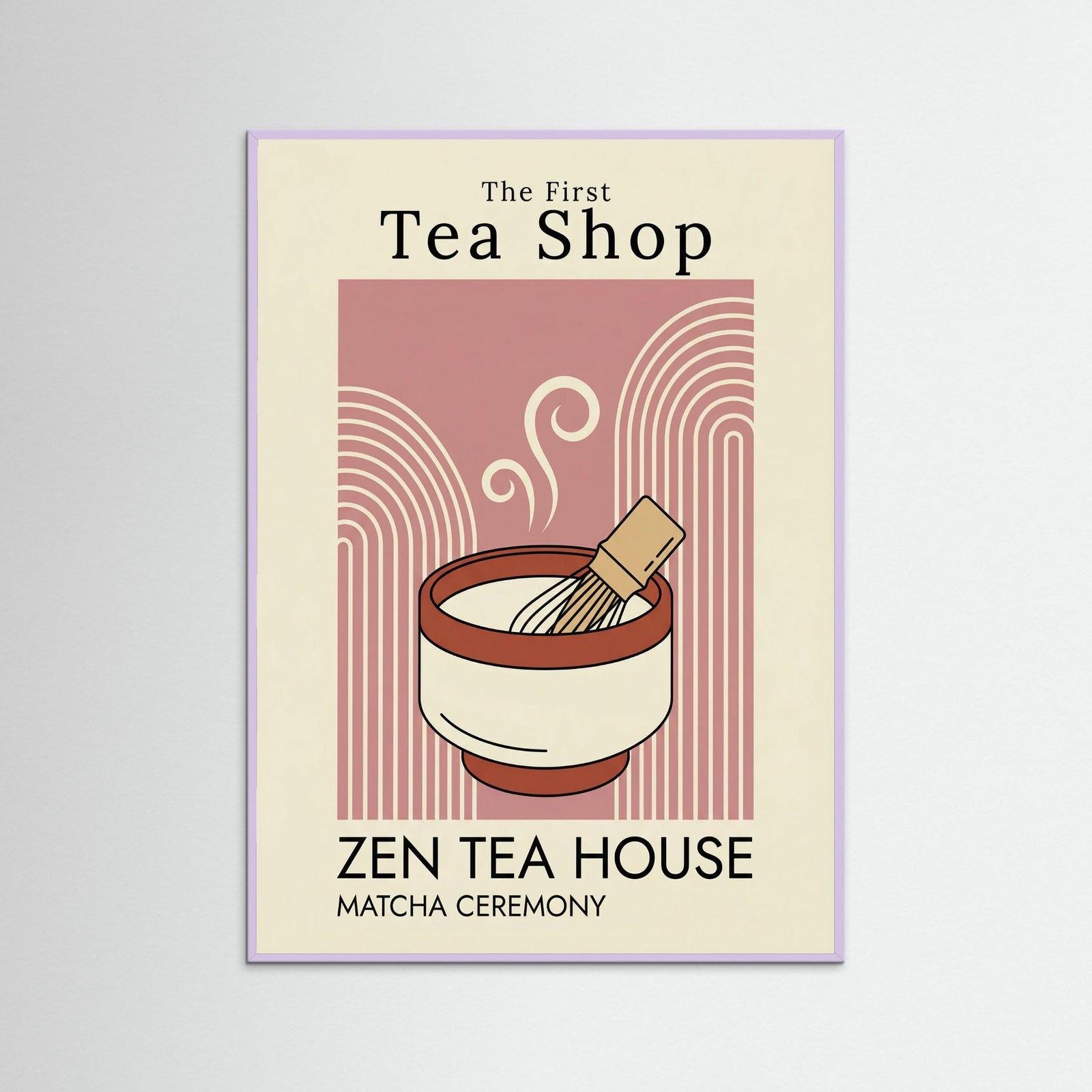 Lilac Wood Retro Ramen Graphic