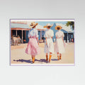 Lilac Wood Retro Western Ladies Poster