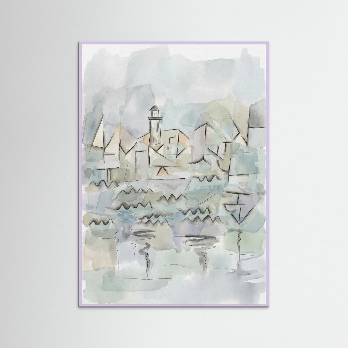 Lilac Wood Rhine Waterscape