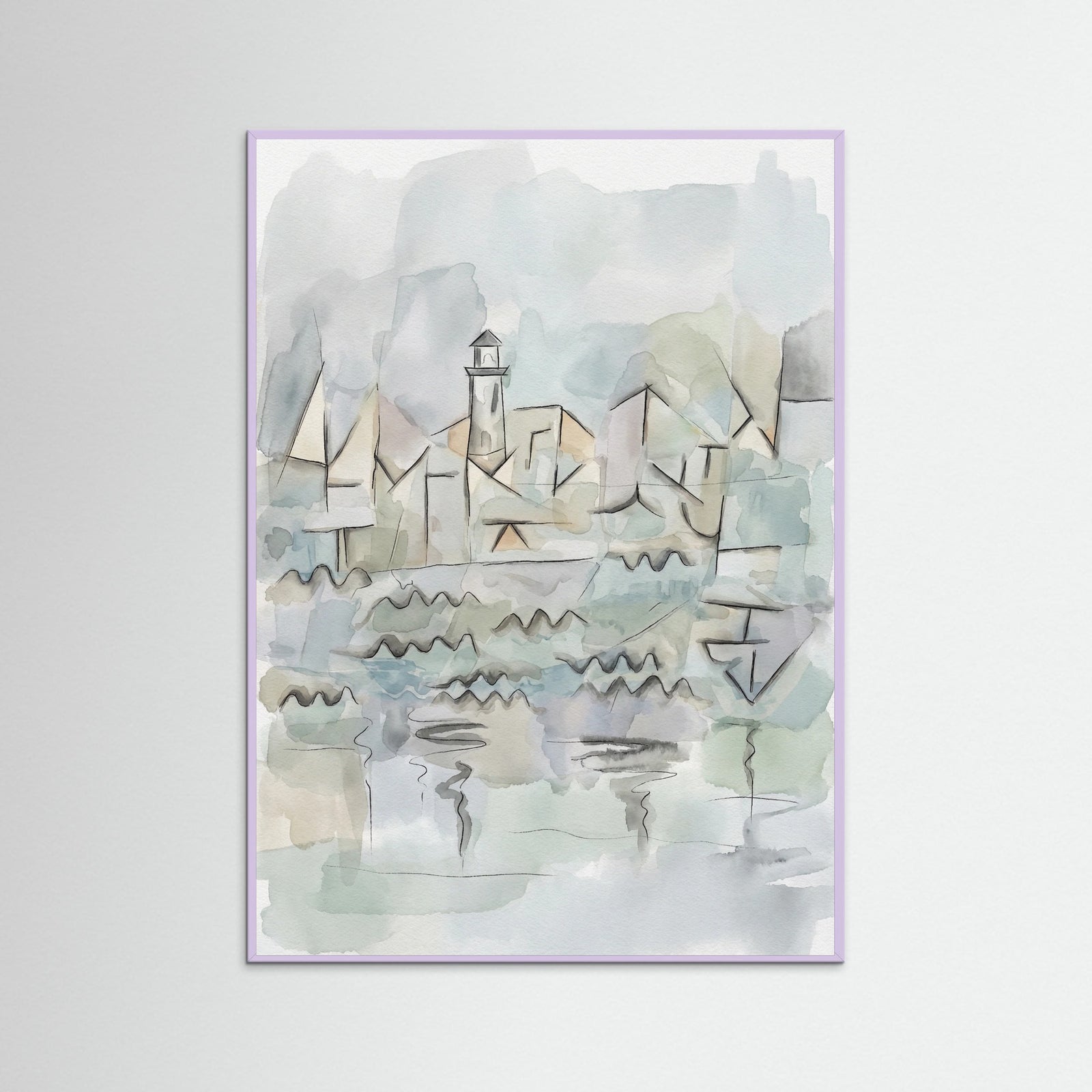 Lilac Wood Rhine Waterscape