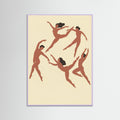 Lilac Wood Rhythmic Human Forms