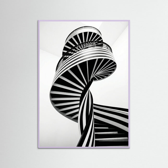 Lilac Wood Rhythmic Stripes