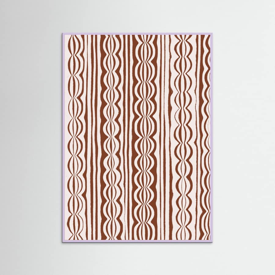 Rhythmic Waves Poster – poster and art print