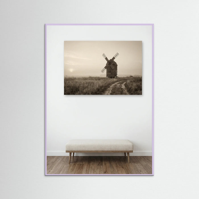 Lilac Wood Rural Sepia Calm