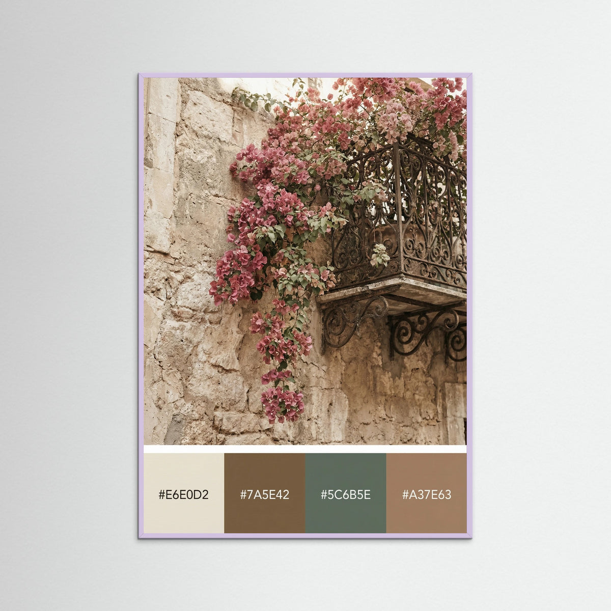 Lilac Wood Rustic Entrance