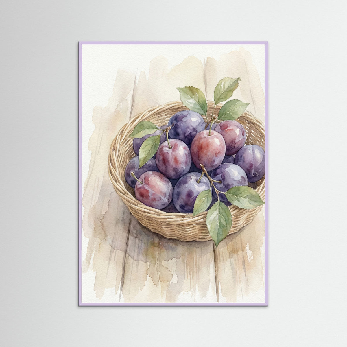 Lilac Wood Rustic Grape Abundance