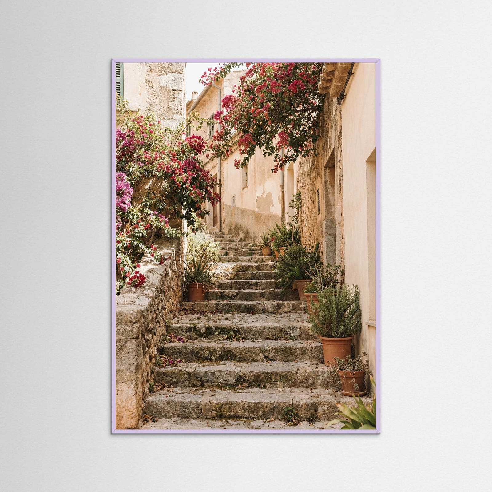 Lilac Wood Rustic Green Door