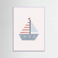 Sailing Boat Poster – plakat og kunsttryk