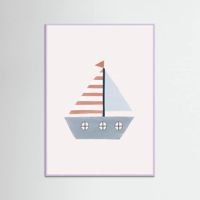 Sailing Boat Poster – plakat og kunsttryk