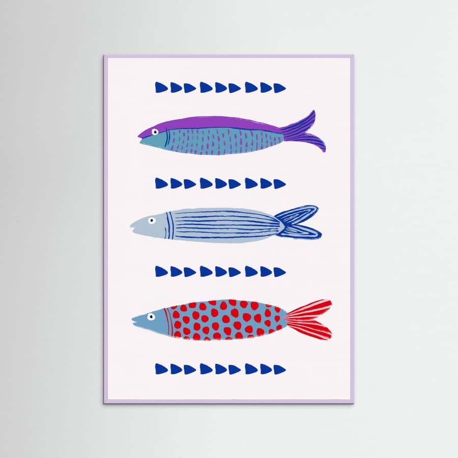 Sardines Poster – poster and art print