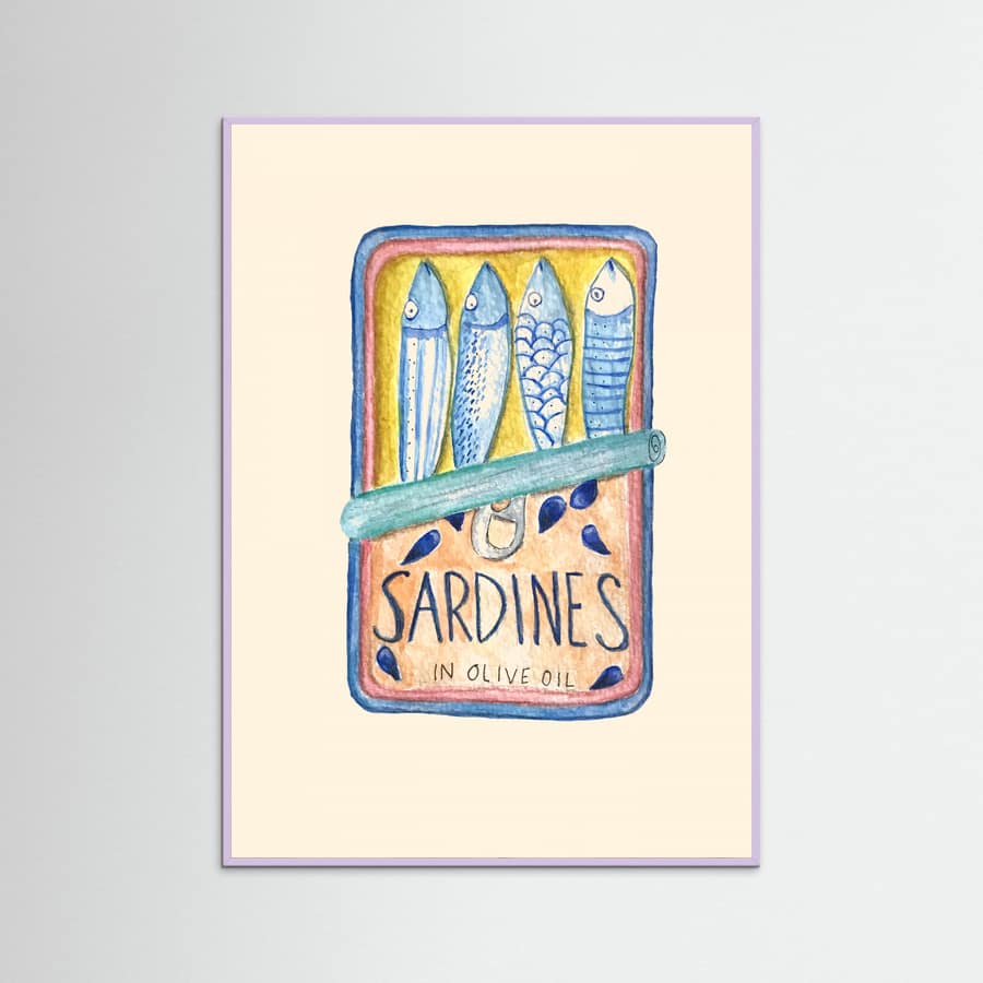 Sardines Poster – Poster und Kunstdruck