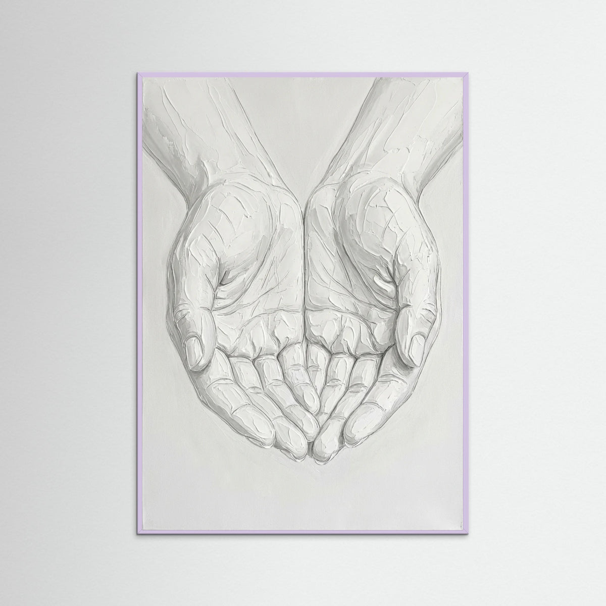 Lilac Wood Sculpted Back