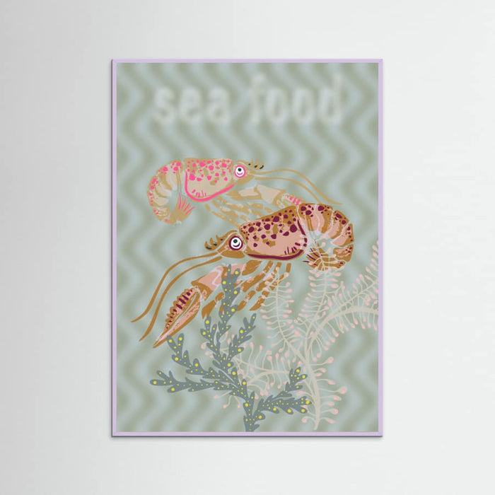 Sea food Neptune's joy Poster – poster and art print