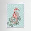 Sea life sea horse Neptune's joy Poster – poster and art print