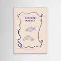Seafoodmarket -juliste – juliste ja taidepainatus