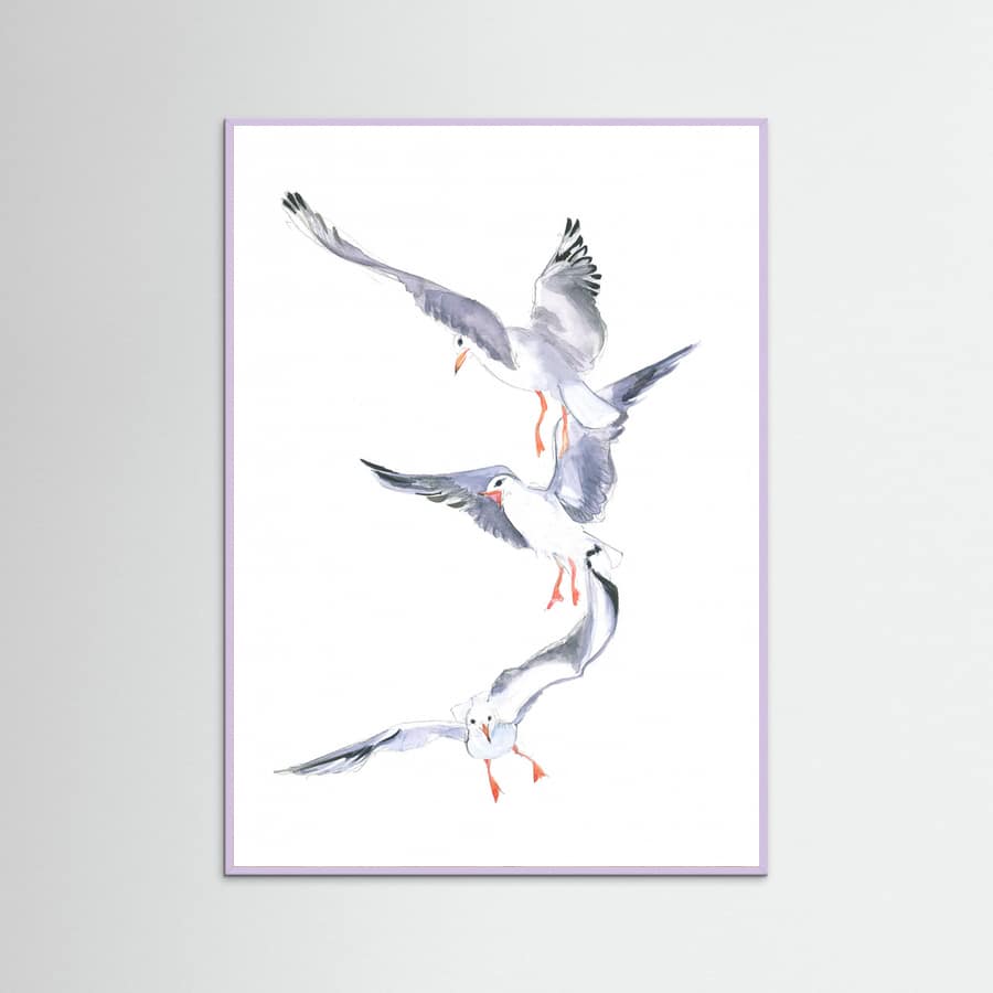 Poster Seagull Flight – poster e stampa artistica