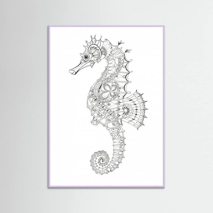 Seahorse 3 Poster – plakat og kunsttryk