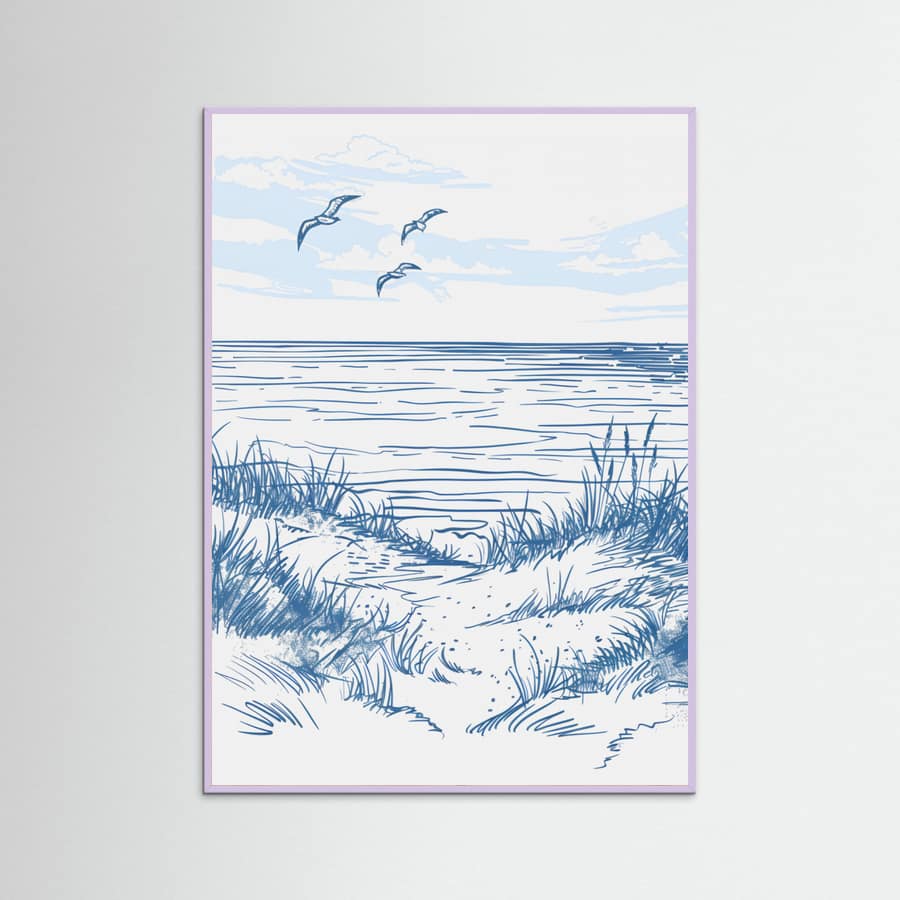 Poster Seascape Sketch – poster e stampa artistica